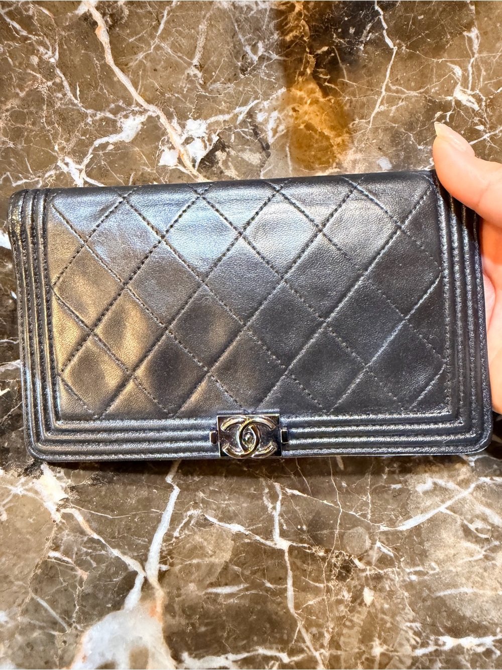 CHANEL Boy Flap Wallet